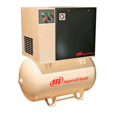 Ingersoll-Rand Ingersoll Rand UP6-10-125, 10 HP, Rotary Screw Comp, 80 Gal, Horiz., 125 PSI, 38 CFM, 3PH 460V UP6-10-125 460/3 80
